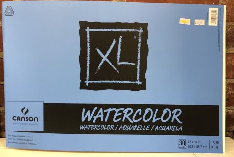 Strathmore Watercolor Paper Pad 12X18 140lb, Cold Press, 12 Sheets