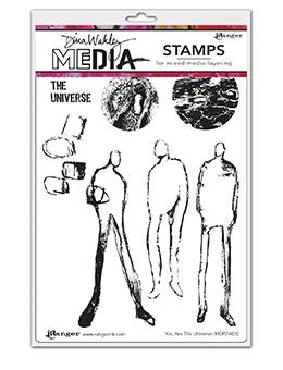 Dina Wakley Media Unmounted Rubber Stamp - Seeing Is Believing [MDR81289] 